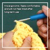 Extra Long Crochet Hooks, Aluminum Crochet Hook with Ergonomic Grip