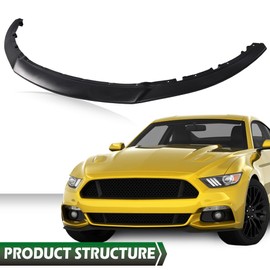 Compatible for Ford Mustang 2013-2014 Rp Style Front Bumper Lip Lower Spoiler Wing Body Kit