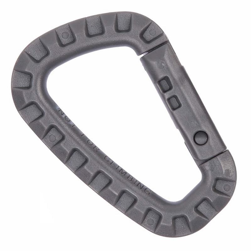Set of 2 Plastic Carabiner D-Shape - Lightweight & Robust