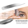 Professional Eyebrow Hair Plucking Tweezers Straight 9 cm 2 mm