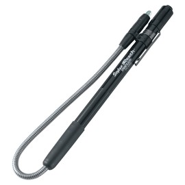 Streamlight 65618 Stylus Reach 11-Lumen White LED Pen Light for Mechanics, Inspectors, and Technicians with Flexible 7-Inch Extension Cable and 3 AAAA Alkaline Batteries, Black