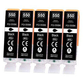 Yowell PGI-550 XL PGBK Printer Cartridges Compatible with Canon PGI-550XL PGBK Black Cartridges for Canon MX925 Printer Cartridges for Pixma IP7250 IP7200 IX6850 MX925 MX725 MG5550 MG5650 MG7550