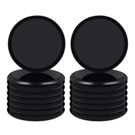 Ezprotekt Reusable Furniture Sliders and Gliders 3.5 Inch/ 89mm for Carpet Surfaces – Moving Heavy Furniture Quickly and Easily with Furniture Sliders 16 Pieces Round Black