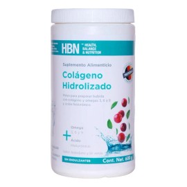 Colágeno Hidrolizado Polvo 600mg Arándano Ácido Hialuronico Arándano/ Té Verde