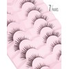 Onlyall Lashes Mink False Eyelashes Natural Wispy Lashes Soft Faux