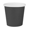 Fiesta Recyclable Hot Cup Single Wall Black, 6 oz, Sleeve
