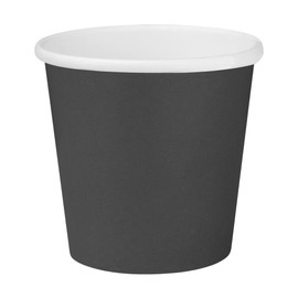 Fiesta Recyclable Hot Cup Single Wall Black, 6 oz, Sleeve 50