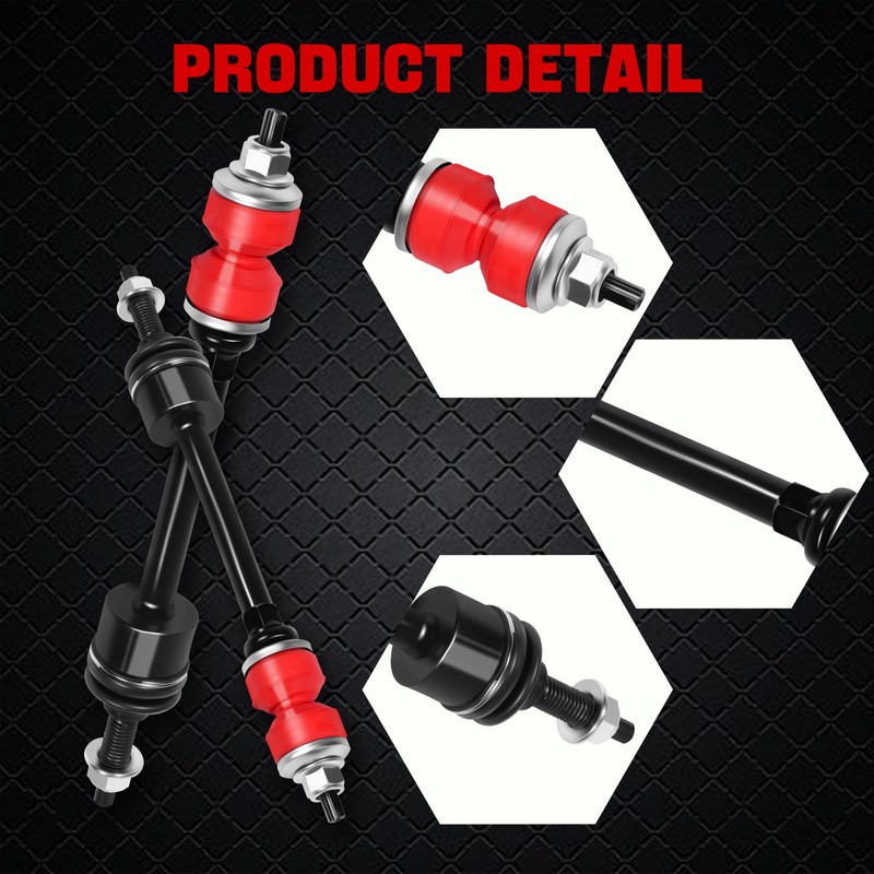 YDYKPOWER Front Sway Bar End Stabilizer Links Compatible with Dodge