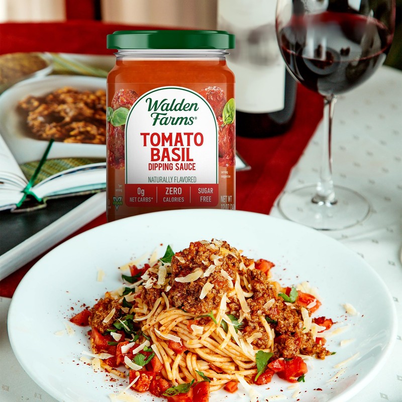 Walden Farms Variety Sauce Pack – Garlic Herb, Tomato Basil