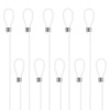 Set of 10 Nylon Cable with Loop for Gallery/Picture Rails