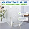 Microwave Plate Replacement for GE WB49X10129 Microwave Glass Turntable 12