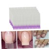 FOMIYES Pcs Fiberglass Nail Extensions Manicure Fiber Tips Gel Building
