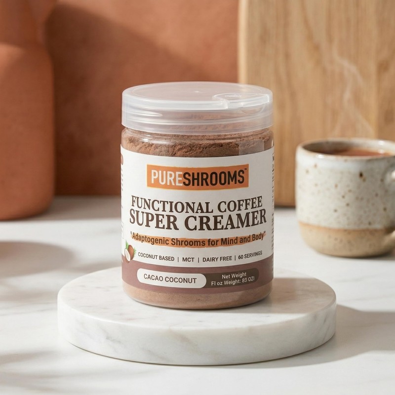 PureShrooms Functional Coffee Super Creamers (Cacao)