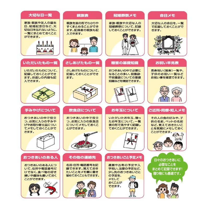 Kokuyo LES-R101 Relationship Data Notebook