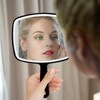 DVHOK Handheld Mirror, Portable Hand Mirror with Hanging Hole in