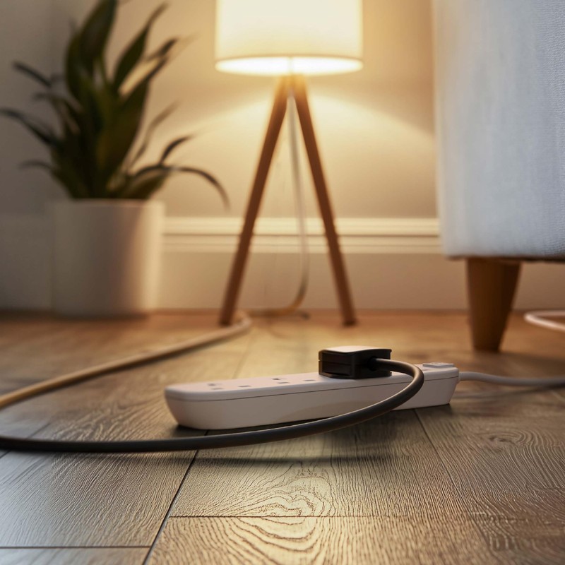 Masterplug Masterplug Four Socket Long Extension Lead, White, 3 Metres