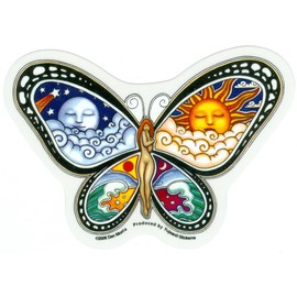 Nymph Butterfly By Dan Morris - Sticker / Decal