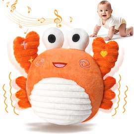 Crawling Crab Toy, Sensory Toys for Babies Interactive Musical Dancing Crab Baby Toys 6 to 12 Months Toys for 0 1 2 3 4 Year Old Birthday Gifts