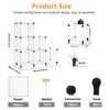 AWTATOS Closet Organizer 6 Cube Closet Storage Shelves DIY Stackable