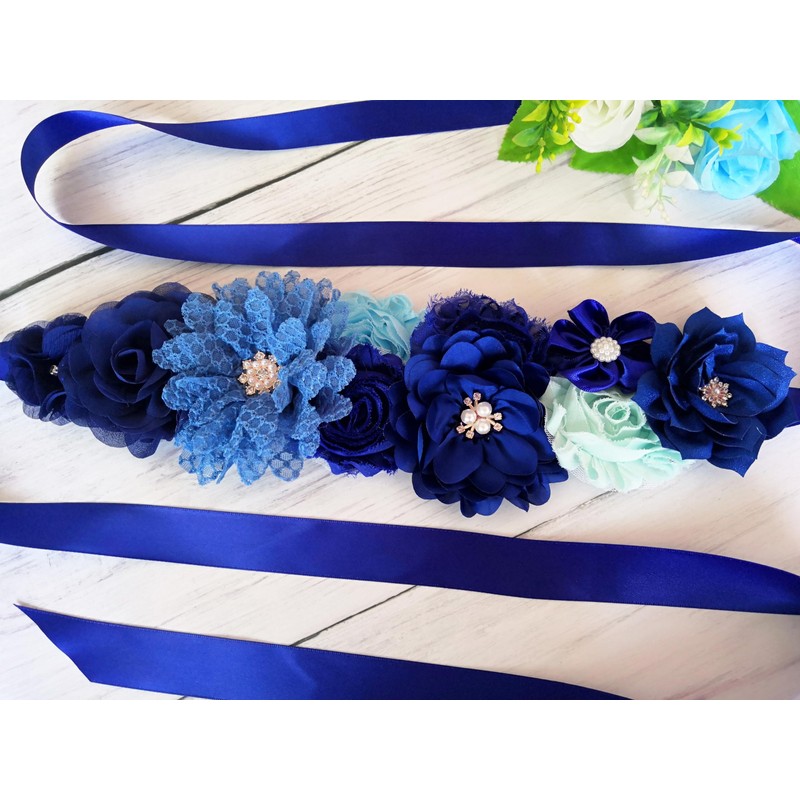 Faja de flores de maternidad para baby shower para mamá