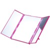 LED Trifold Makeup Mirror 360 Degree Tri Fold Led Illuminated