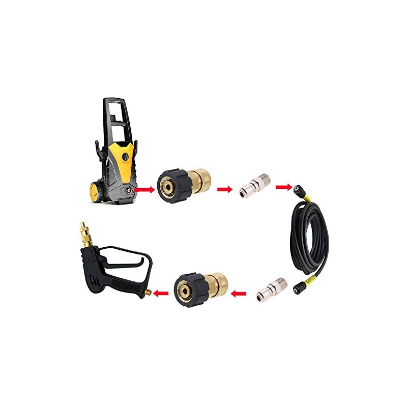 OTNE Pressure Washer Adapter Quick Connection Quick Release for Kärcher