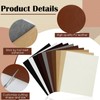 10Pcs Laserable Leatherette Sheets 12.6 x 10.2 Inch, Large PU