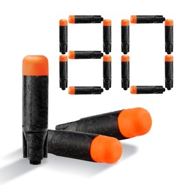 SYNTHORA Foam Darts 80pcs Refill Pack, 6.5cm EVA Foam Bullets, Durable Refill Bullets for Ultra Series Blaster