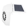 Car Exhaust Fan Solar Powered 3 Fans Ventilation Cooling Odor