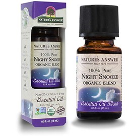 Nature's Answer 100% Pure Organic Essential Oil Blend, 0.5-Ounce, Night Snooze