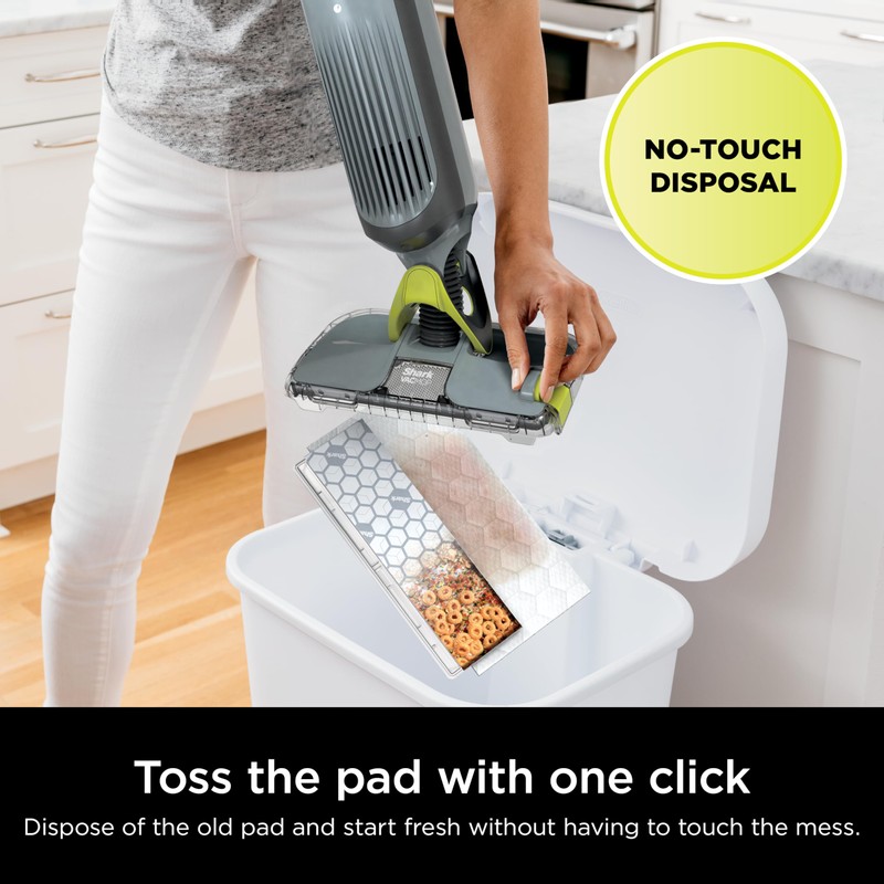 Shark VACMOP Cordless Hard Floor Cleaner, Vacuum and Spray Mop,