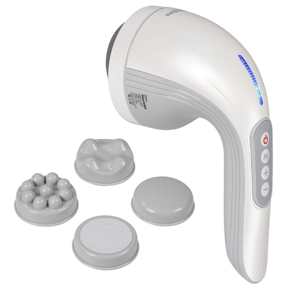 Daiwa Felicity Cellulite Massager - Handheld Cordless Multipurpose Body Massager Cellulite Remover Includes 4 Attachments