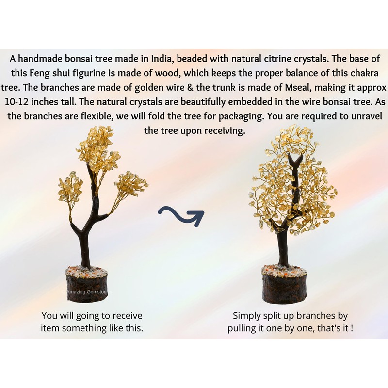 Citrine Crystal Tree Fung Shui Crystal Money Tree, Dubai Citrine