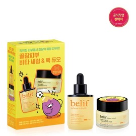 Belif 비타C 토닝 세럼  비타민 마스크 세트(춘구마 에디션) Vitamin C Toning Serum Vitamin Mask Set (Chunguma Edition)