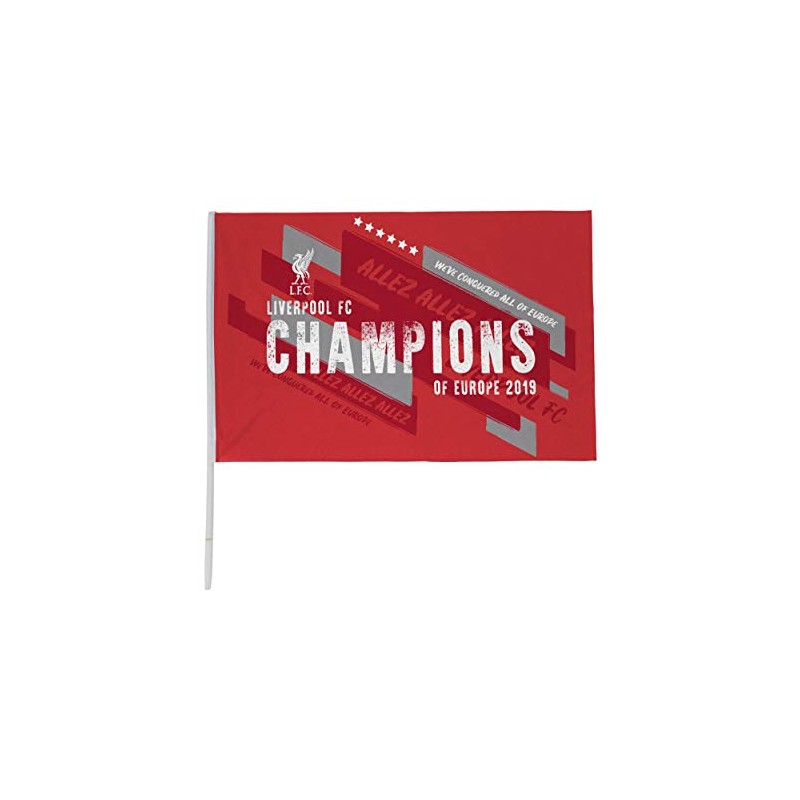 FOCO Liverpool FC 2018-19 Champions 3 x 2 Red Flag