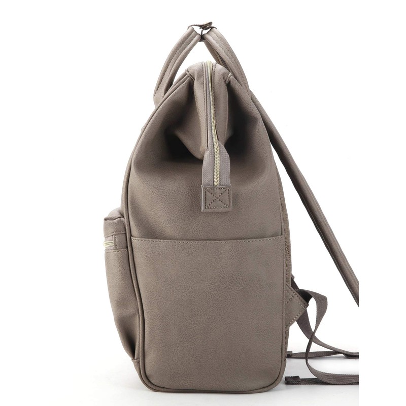 Kah&Kee Leather Backpack for Women and Men 15-inch Laptop Bag