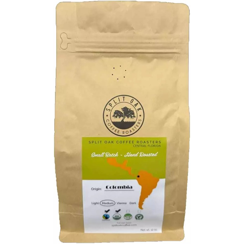 Undisclosed Title: "Split Oak Coffee Roasters - Colombian Medium Roast