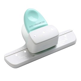 JOYID 9027 Perforadora de Hojas Sueltas Planificador Diario Perforadora de Papel de 3 Orificios Ajustable para A8 Mini / A7 / A7 Pocket / A6 / A6 Pers