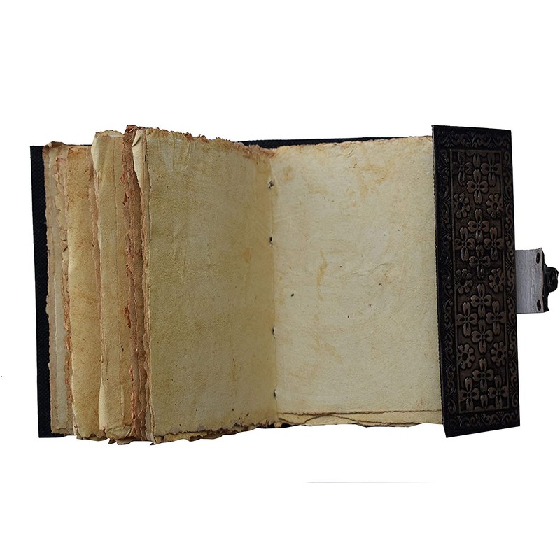 Urban Leather Lapis 3 Moon Celtic Grimoire Book of Shadows