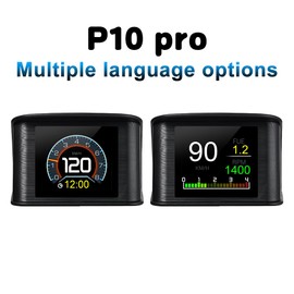 P10 PRO Car OBD2 Head Up Display Digital Speedometer On Board Computer Speed Alarm Engine Error Code Electronic Accessories