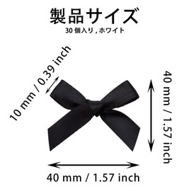 SaveSooo Ribbon Parts, Ribbon Stickers, Mini Ribbon Bows, Mini Bows, Hair Clips, Mini Fabric, Satin Ribbon Flower Bows, Crafts, Women's, Hair Clips, School Entrance Ceremonies, DIY, Manufacturing