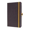 Sigel LS106 Linescape Notebook Squared Approx. A5 Dark Grey Yellow