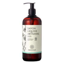 ÉCRIN DE FLEUR Organic liquid soap almond, minimal ingredients and free from chemicals, hand soap and shower gel, 1 x 500 ml
