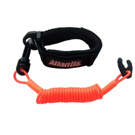 KAWASAKI JETSKI JET SKI STX1100 ZXI STX12F ULTRA STX15F X2 BLACK/ORANGE LANYARD