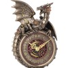 Veronese Design 10.25 Inch Steampunk Mechanical Dragon Perching On Top