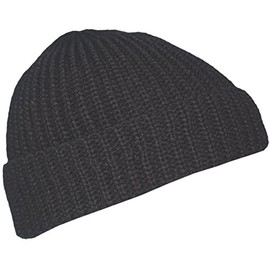 Cool4 Sailor Hat Black Fishing Poodle Biker Cap Winter Hat Roll Hat Fishing Hat WSM04, L (58-60), Black, black
