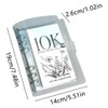Peakloong 12-Month Money Saving Challenge Binder, 5K Goal, Cash Envelopes