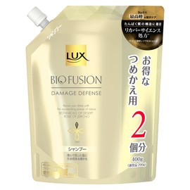 LUX(ラックス) LUX Bio Fusion Damage Defense Shampoo Large Capacity Refill 14.1 oz (400 g)