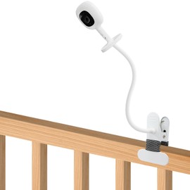 Flexible Baby Monitor Mount, 15.7 inches, Compatible with Nanit Pro Smart Baby Monitor, Long Gooseneck Arm, Camera Holder Stand, 1/4 Screw Mount