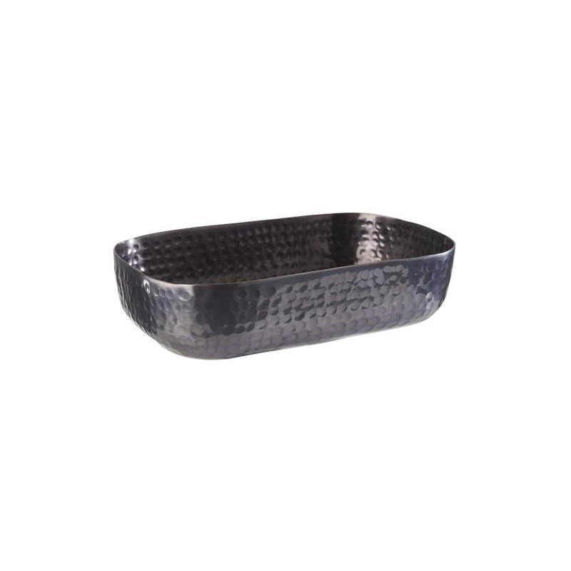 APS Aluminium bowl with hammered, gun-metal coloured surface for cold